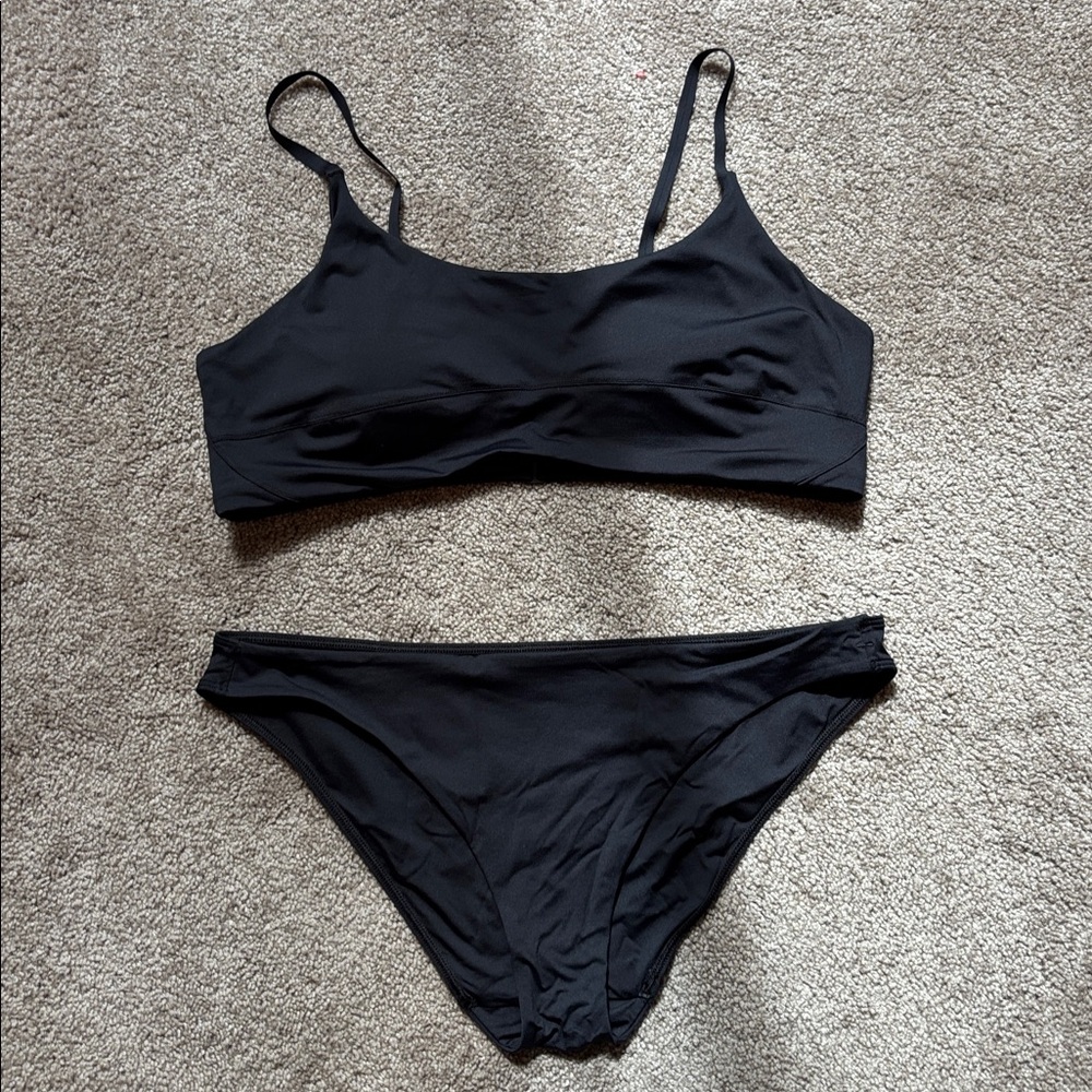 Everlane Black ReNew Bikini Set